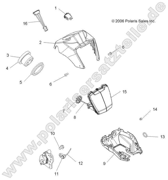 HEADLIGHT POD and SPEEDOMETER HEADLIGHT POD and SPEEDOMETER