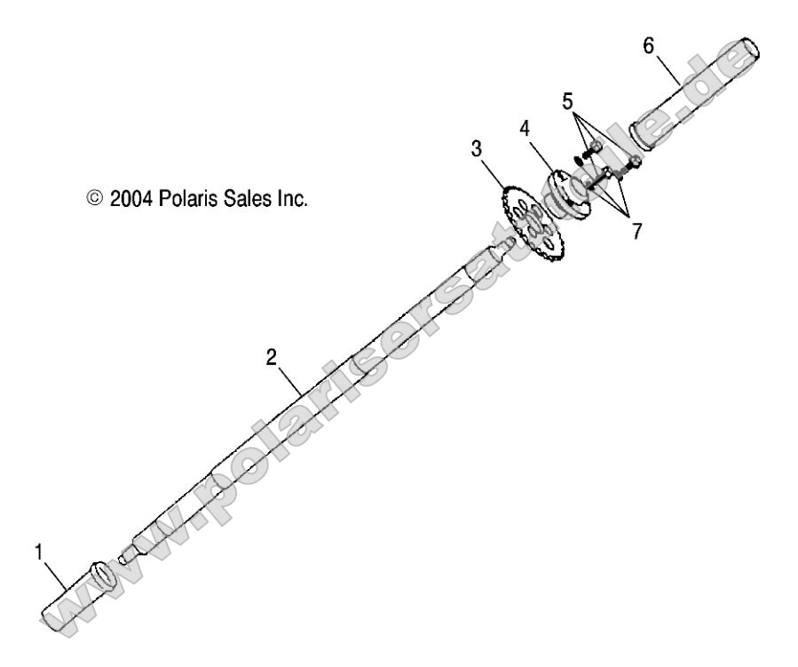 Rear Wheel Axle Rear Wheel Axle