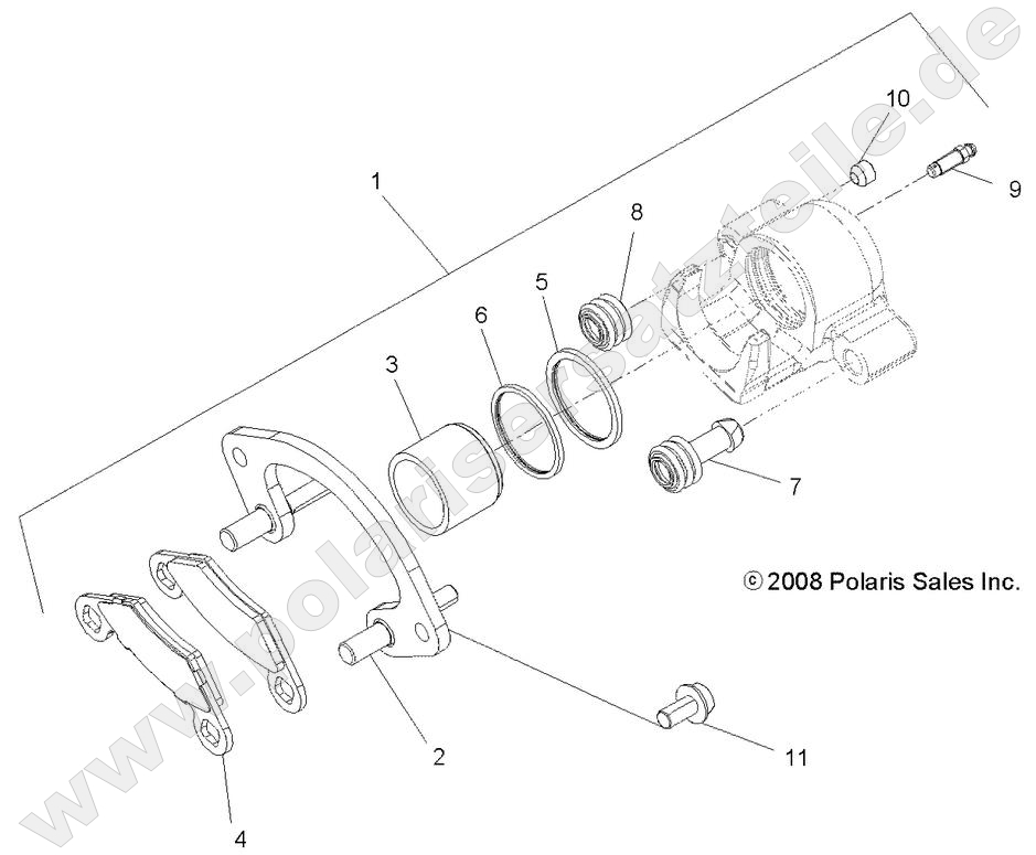 BRAKES, FRONT CALIPER