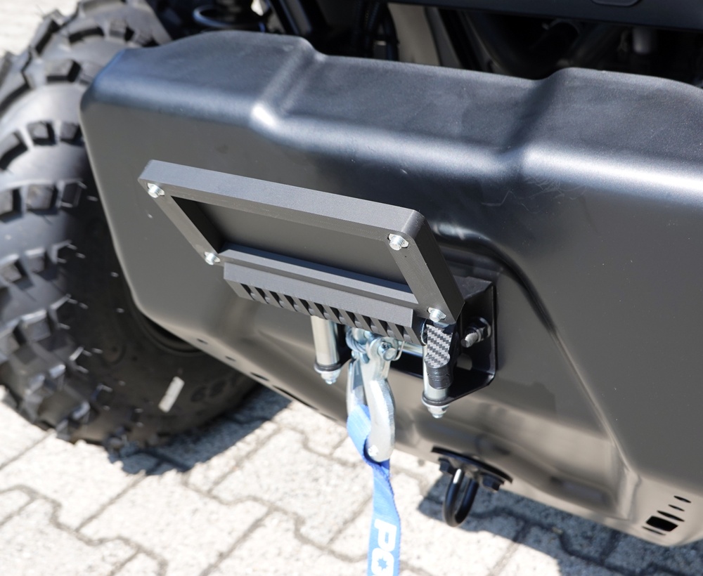 TMP Kennzeichenhalter vorne / Nummernschildhalterung klappbar - Polaris Ranger 500 2026-