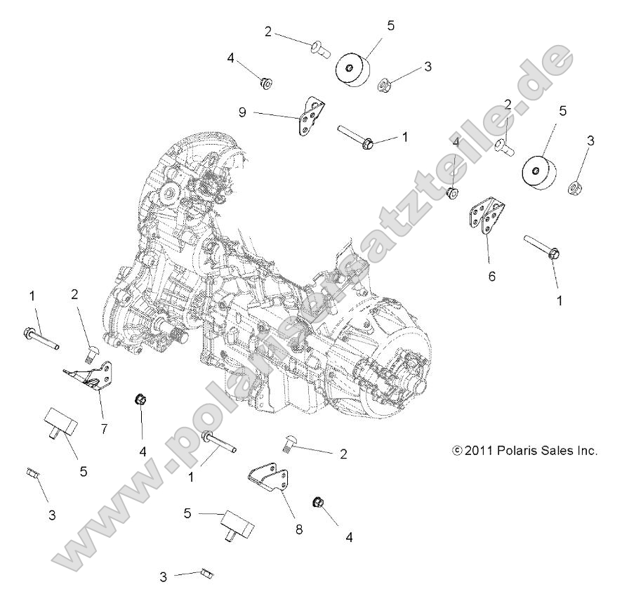 Engine, Mounting