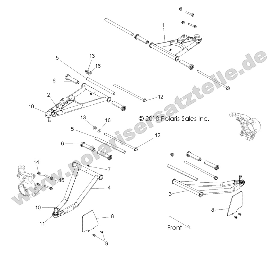 SUSPENSION, FRONT CONTROL ARMS SUSPENSION, FRONT CONTROL ARMS