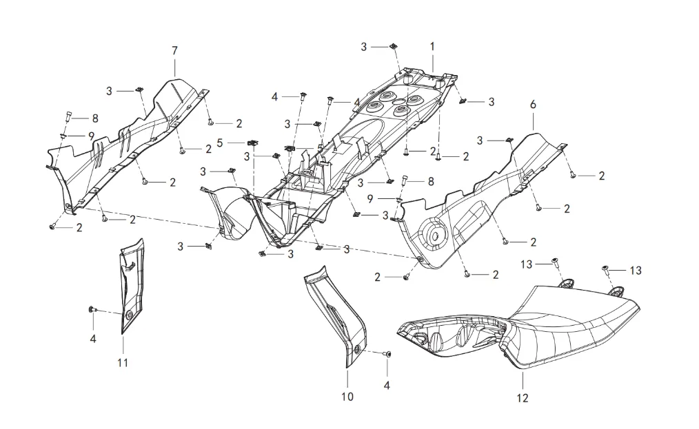 Sitzverkleidung Sitzverkleidung