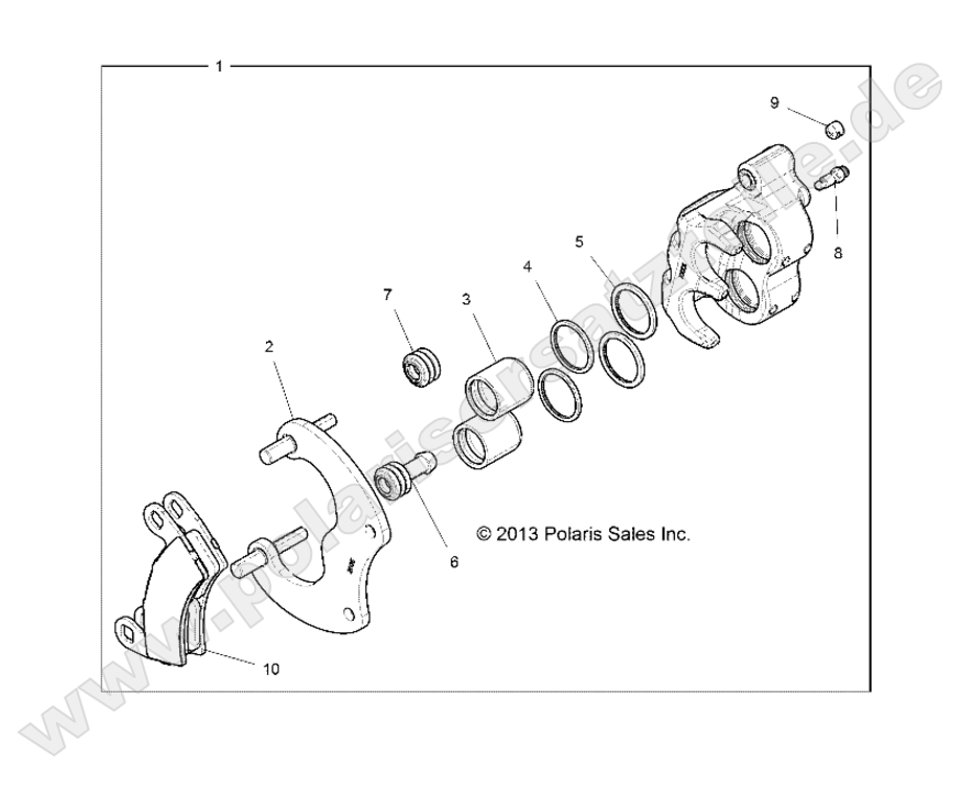 BRAKES, REAR CALIPER BRAKES, REAR CALIPER