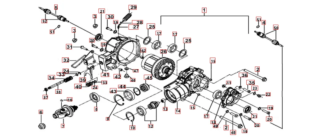 Differential vorne Differential vorne