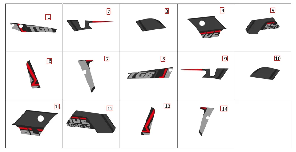 Aufkleber 2 quarzgrau-metallic Aufkleber 2 quarzgrau-metallic