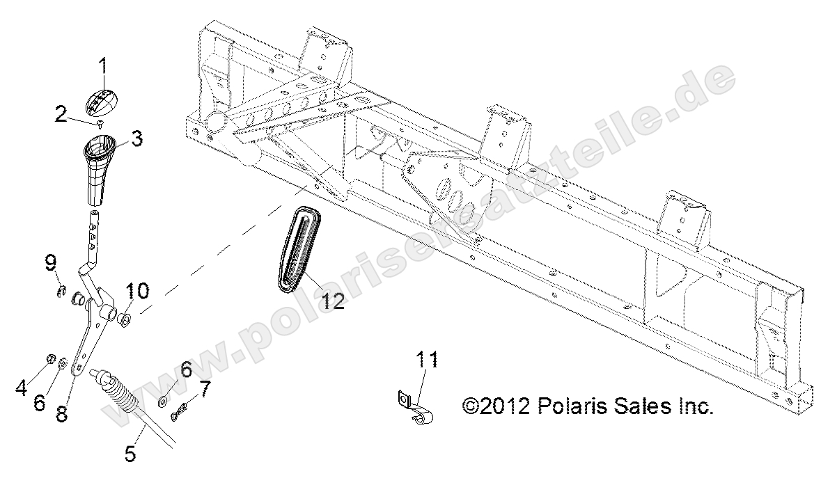 Drive Train, Gear Selector Drive Train, Gear Selector