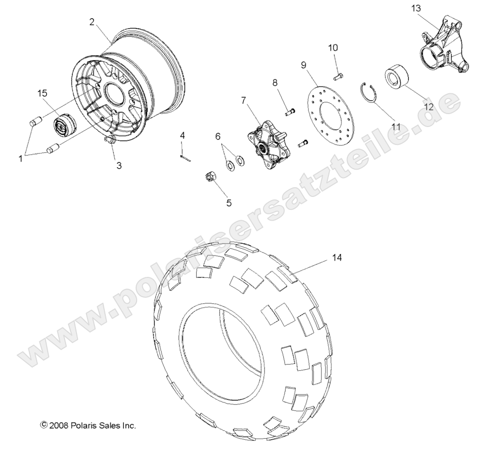 WHEELS, REAR WHEELS, REAR
