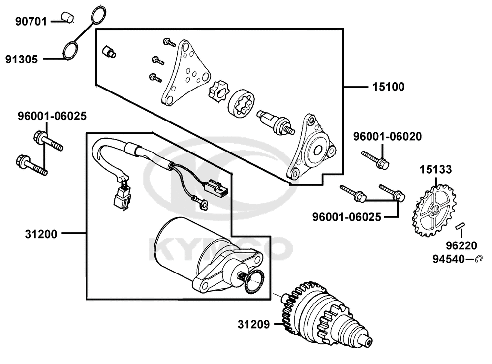 Ölpumpe, Anlasser & Anlasserfreilauf Ölpumpe, Anlasser & Anlasserfreilauf