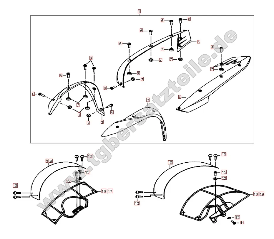Kotflügelverbreiterung - Kotflügel vorne und hinten