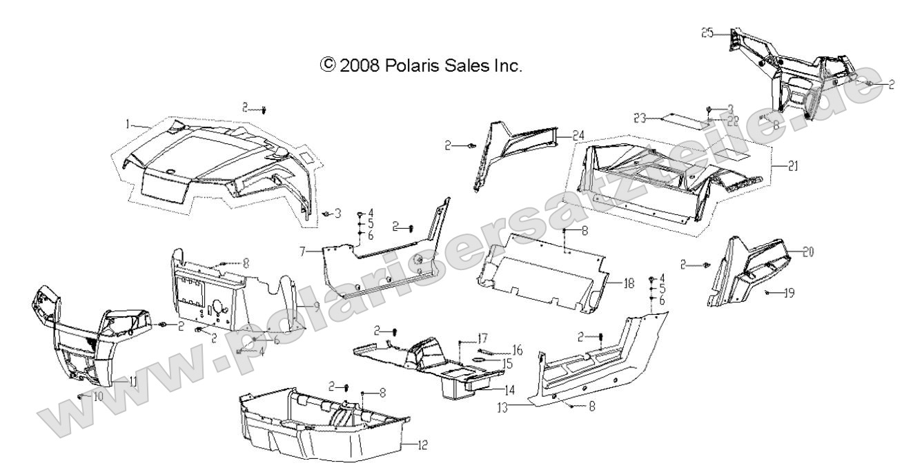 BODY, HOOD, BUMPERS, PANELS, FLOOR and RACK BODY, HOOD, BUMPERS, PANELS, FLOOR and RACK