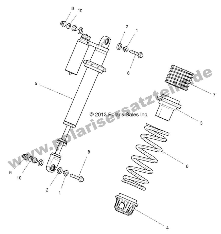 SUSPENSION, FRONT SHOCK MOUNTING SUSPENSION, FRONT SHOCK MOUNTING