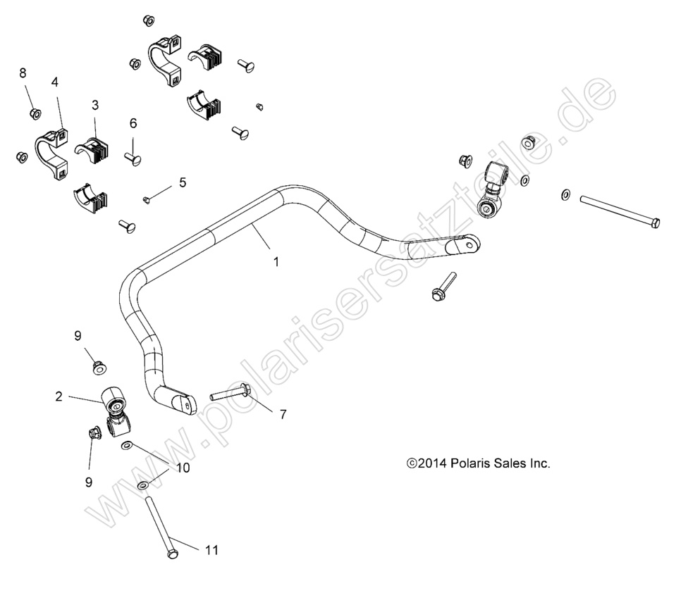 SUSPENSION, STABILIZER BAR, REAR SUSPENSION, STABILIZER BAR, REAR