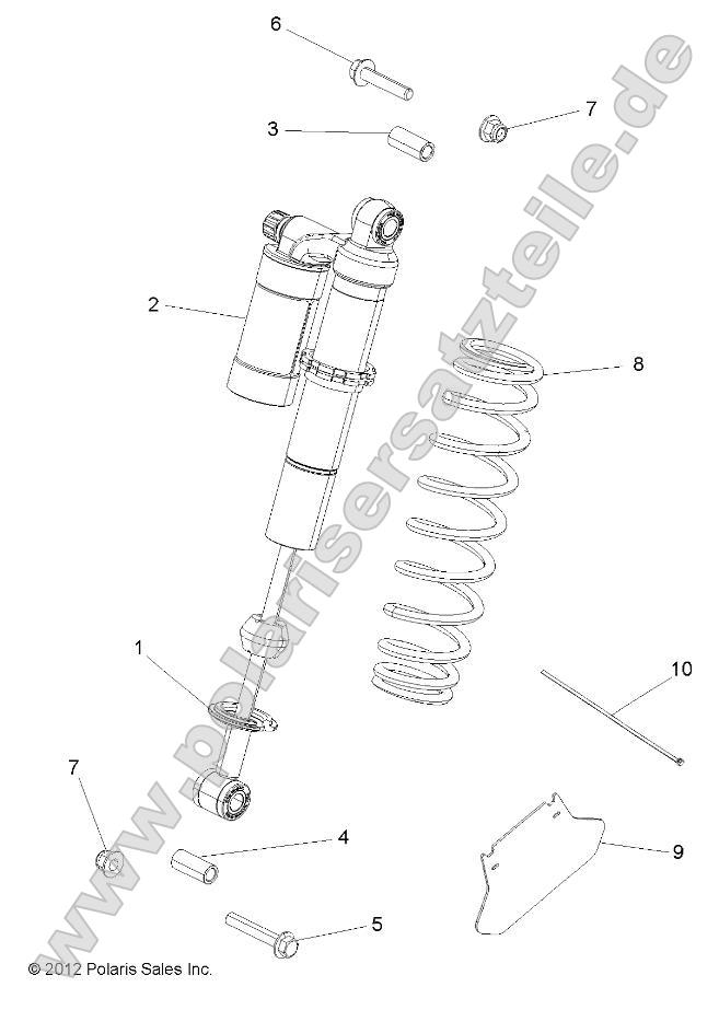 Suspension, Shock, Rear, Mounting Suspension, Shock, Rear, Mounting