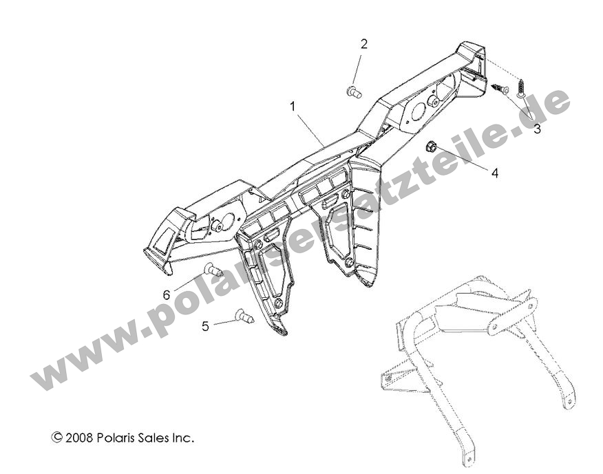 BODY, REAR BUMPER