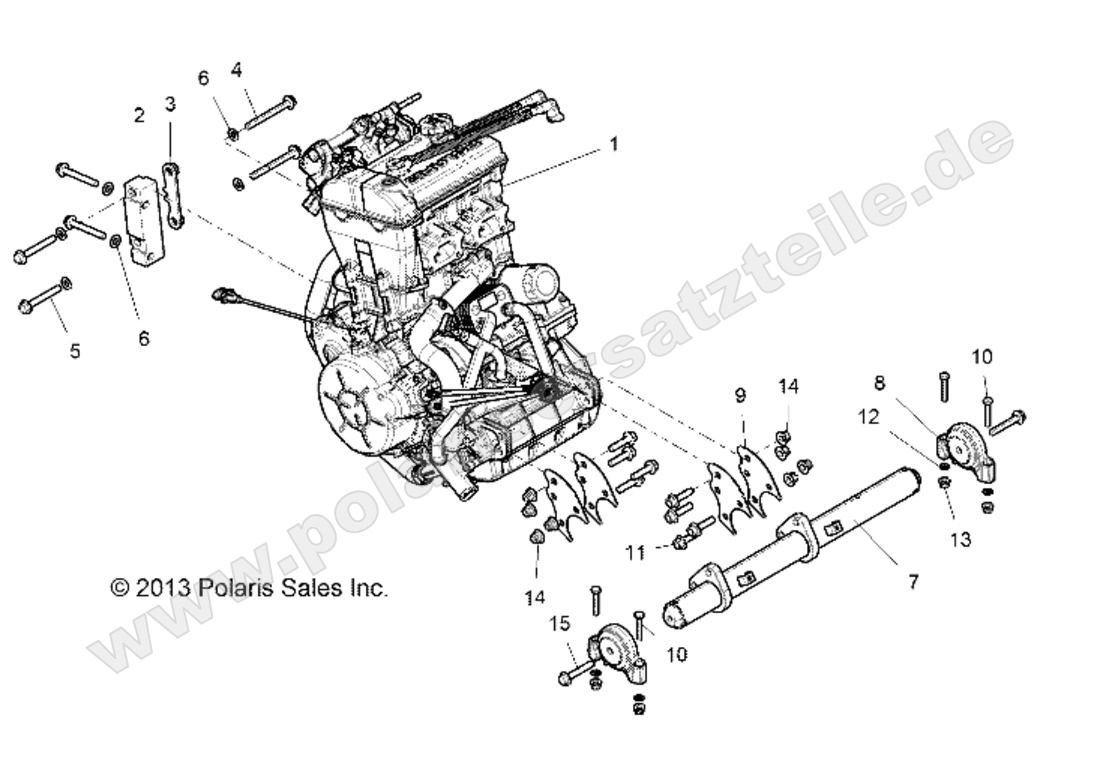 ENGINE, MOUNTING ENGINE, MOUNTING