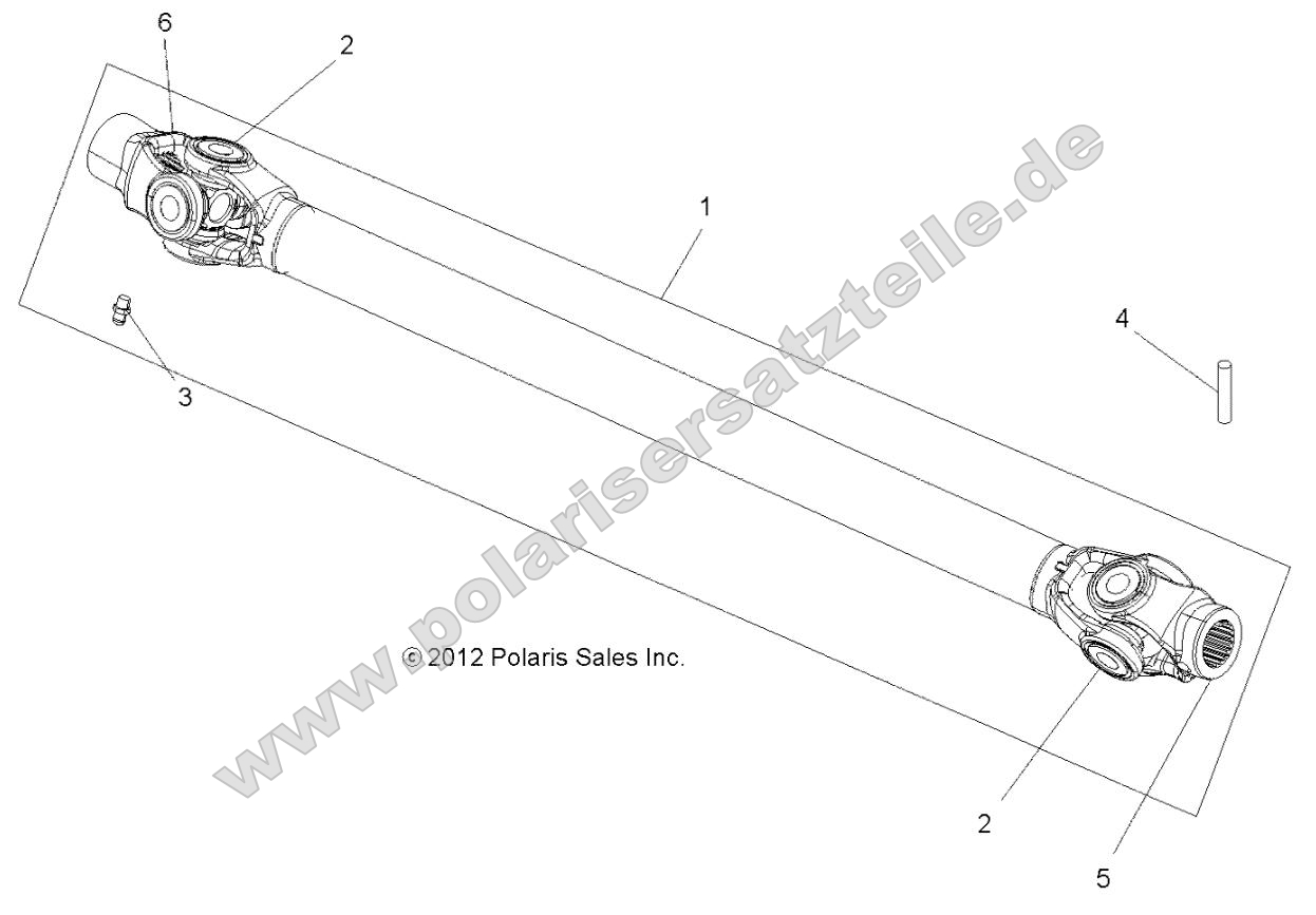 Drive Train, Prop Shaft, Front Drive Train, Prop Shaft, Front