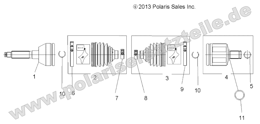 Drive Train, Front Drive Shaft Drive Train, Front Drive Shaft
