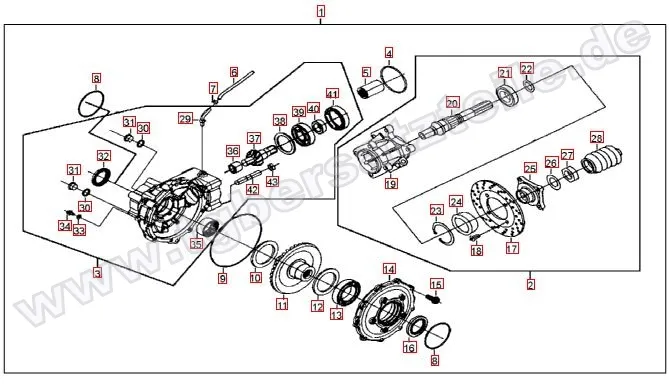 Differenzial hinten Differenzial hinten
