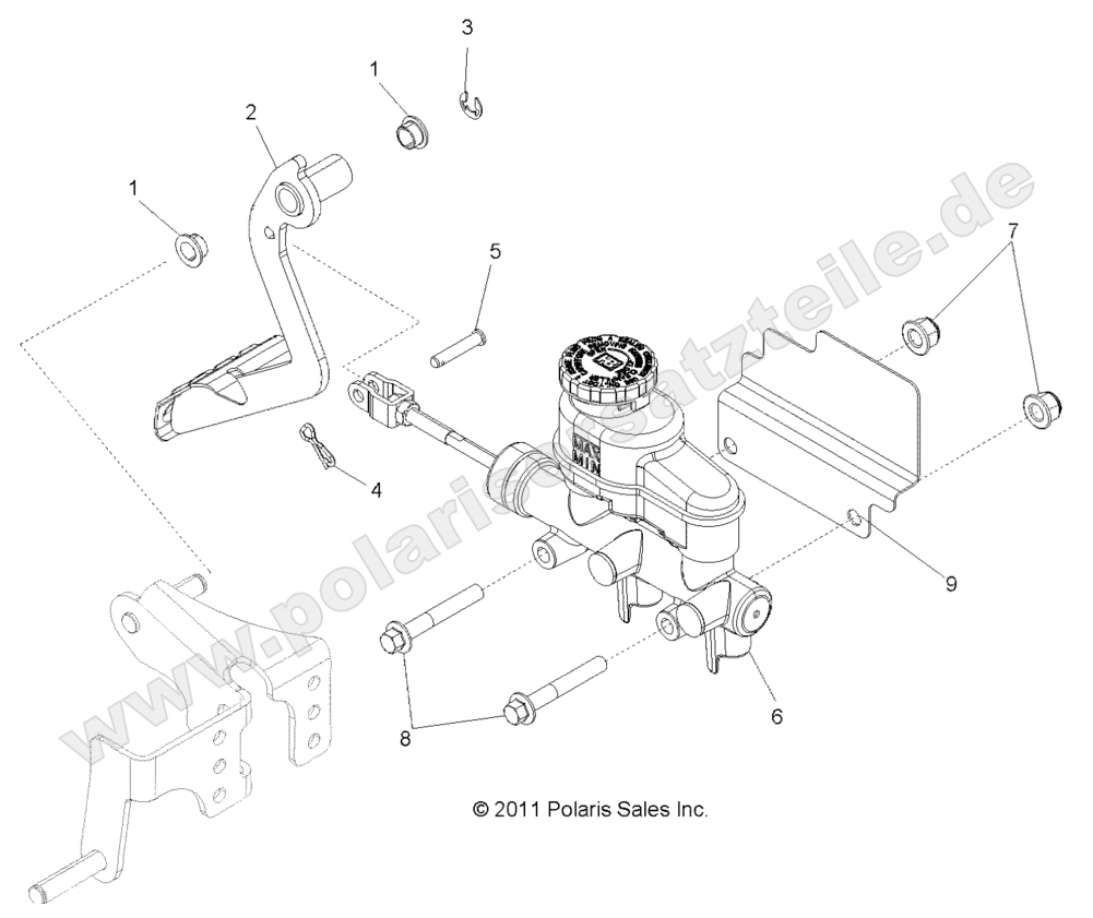 BRAKES, PEDAL and MASTER CYLINDER BRAKES, PEDAL and MASTER CYLINDER