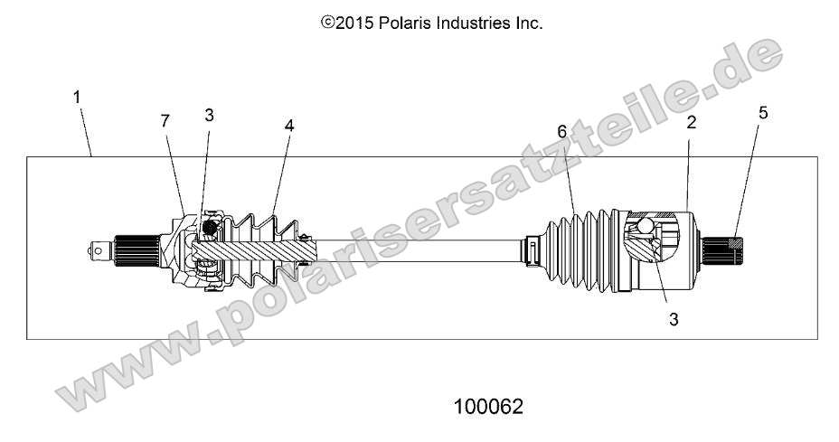 Drive Train, Drive Shaft, Front
