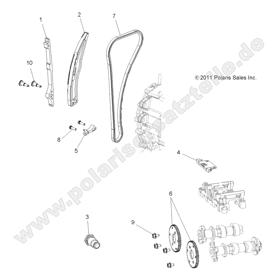 ENGINE, CAM CHAIN and SPROCKET ENGINE, CAM CHAIN and SPROCKET