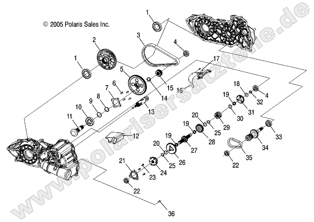 TRANSMISSION, INTERNAL TRANSMISSION, INTERNAL