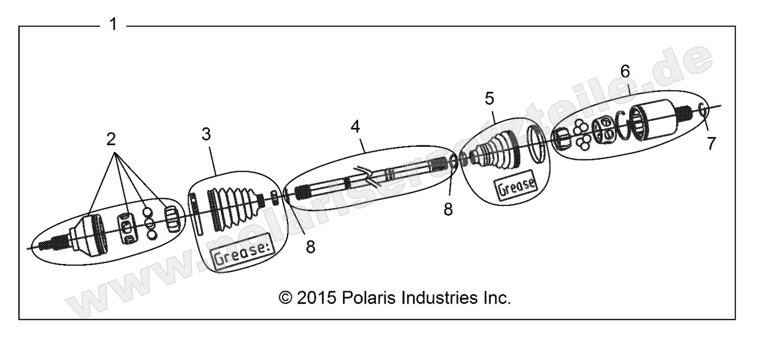 DRIVE TRAIN, FRONT HALF SHAFT DRIVE TRAIN, FRONT HALF SHAFT