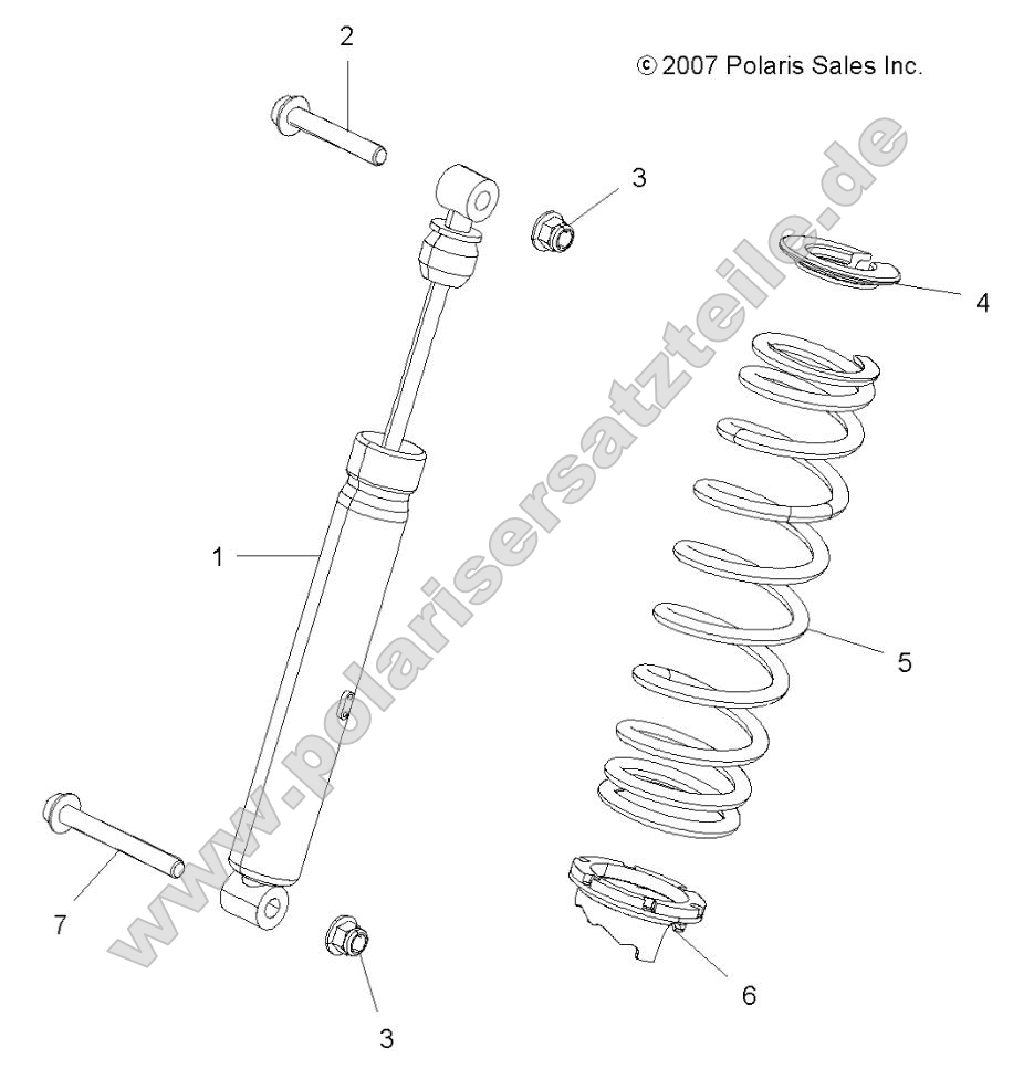 Suspension, Shock, Rear
