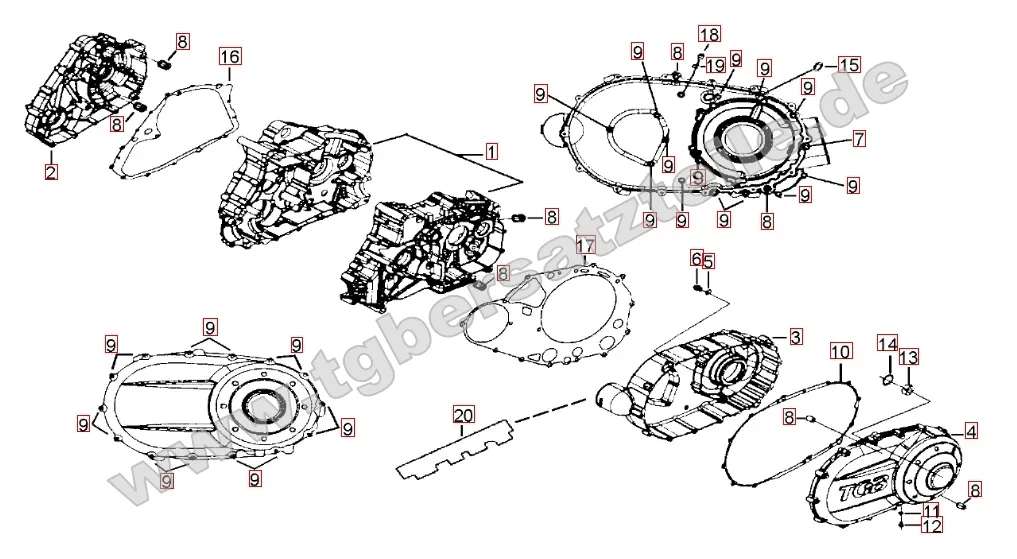 Motorgehäuse Motorgehäuse