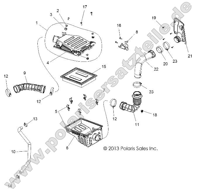 Engine, Air Intake System Engine, Air Intake System