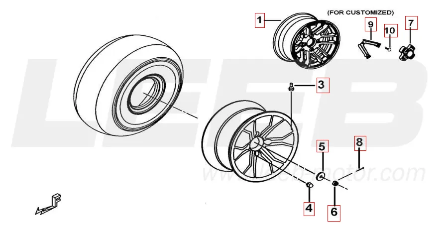 Vorderrad (Kundenspez)