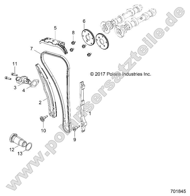 Engine, Cam Chain and Tensioner Engine, Cam Chain and Tensioner