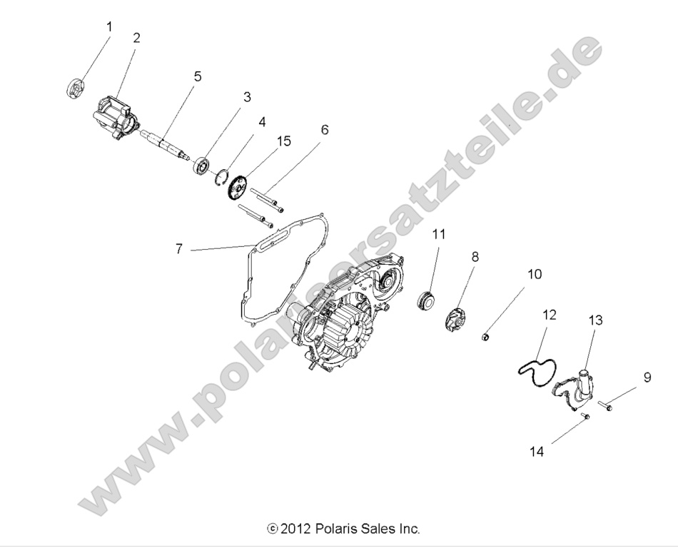 ENGINE, OIL PUMP and WATER PUMP ENGINE, OIL PUMP and WATER PUMP