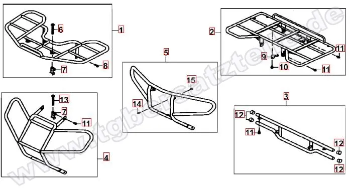 Gepäckträger vo. und hi. Gepäckträger vo. und hi.