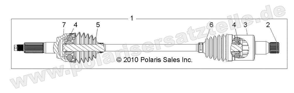 DRIVE TRAIN, REAR HALF SHAFT DRIVE TRAIN, REAR HALF SHAFT