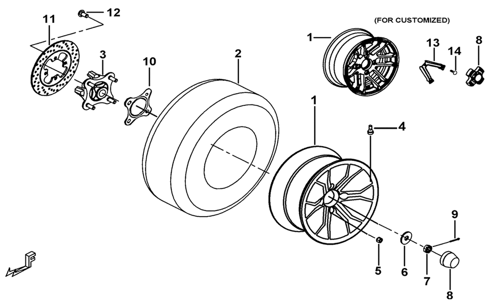 Räder hinten Räder hinten