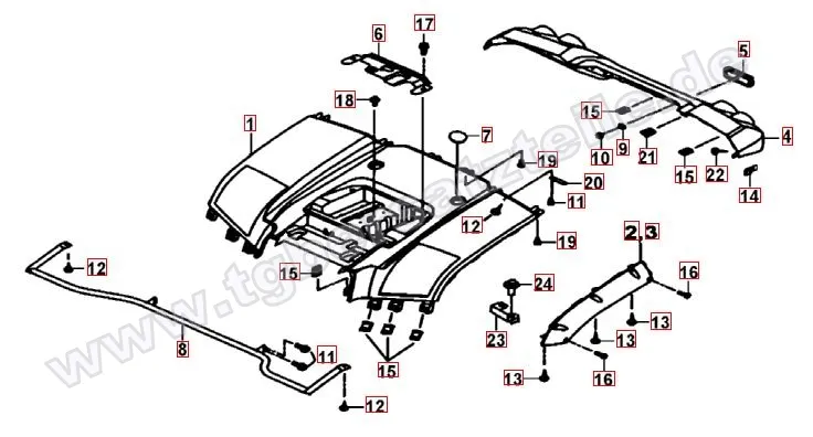 Heckverkleidung Heckverkleidung