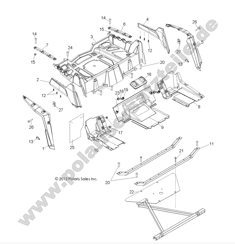 BODY, REAR RACK and FENDERS BODY, REAR RACK and FENDERS
