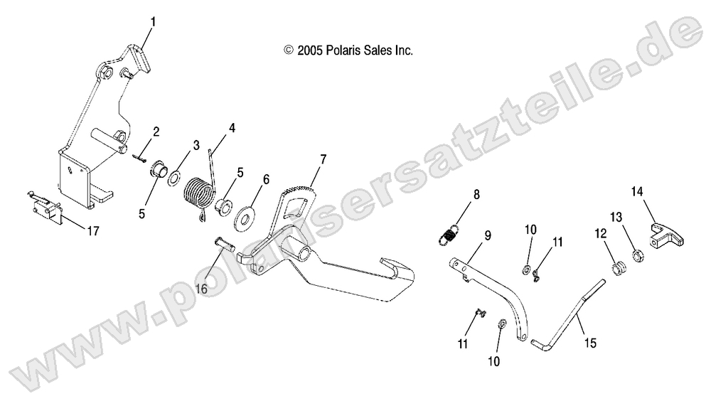 Park Brake Pedal