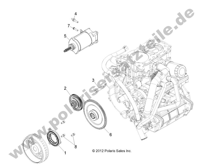 ENGINE, STARTER and DRIVE ENGINE, STARTER and DRIVE