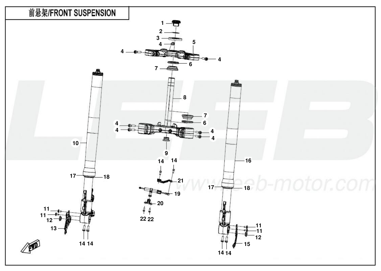 F05 FRONT SUSPENSION F05 FRONT SUSPENSION