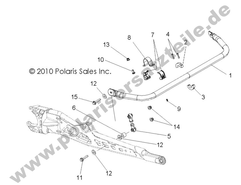 SUSPENSION, TORSION BAR, REAR SUSPENSION, TORSION BAR, REAR