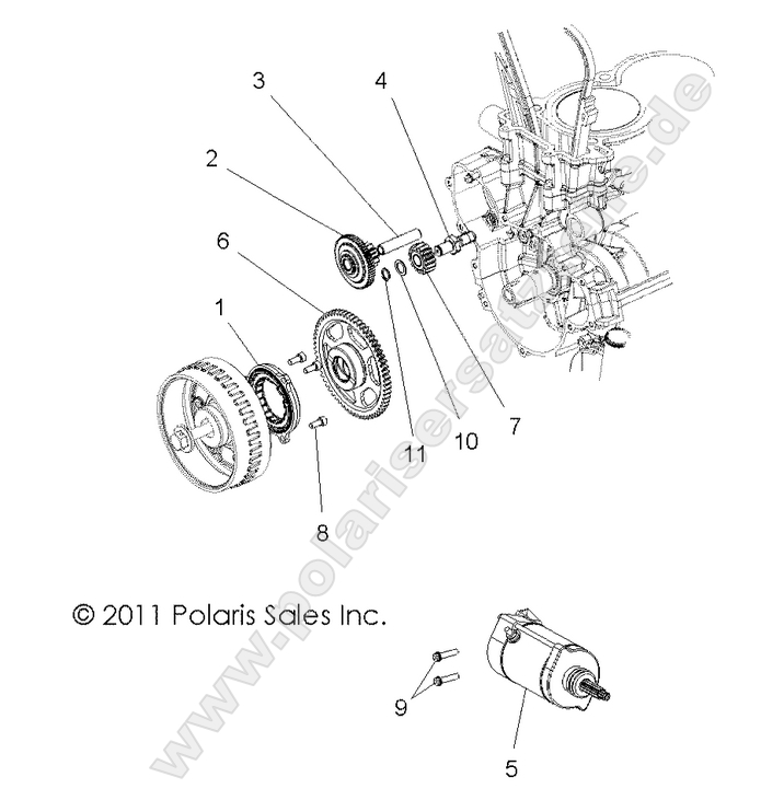 ENGINE, STARTER and DRIVE ENGINE, STARTER and DRIVE