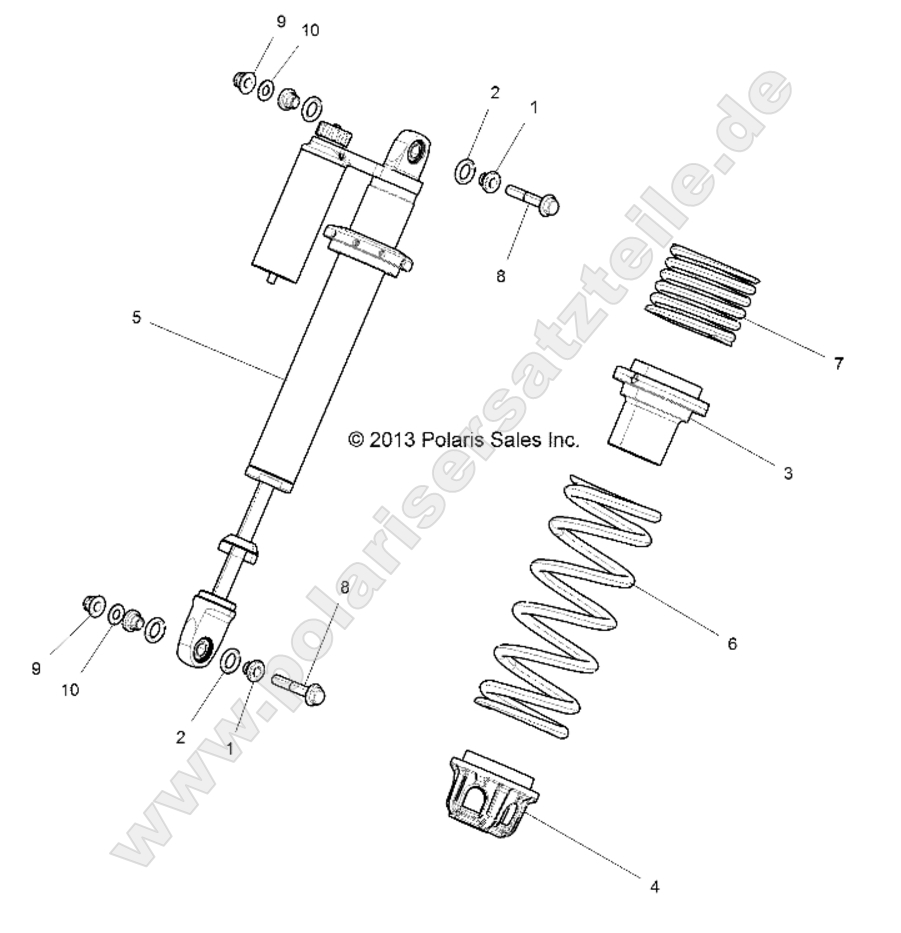 SUSPENSION, FRONT SHOCK MOUNTING SUSPENSION, FRONT SHOCK MOUNTING