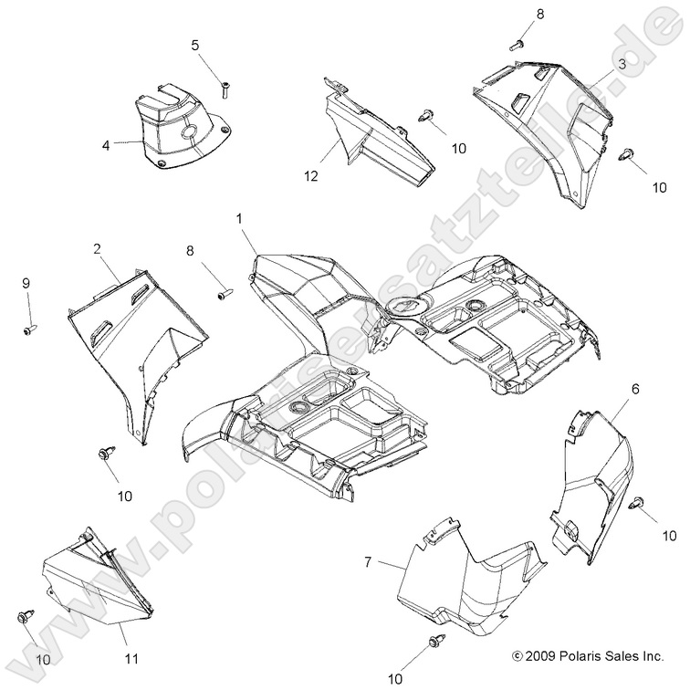 BODY, FRONT CAB BODY, FRONT CAB