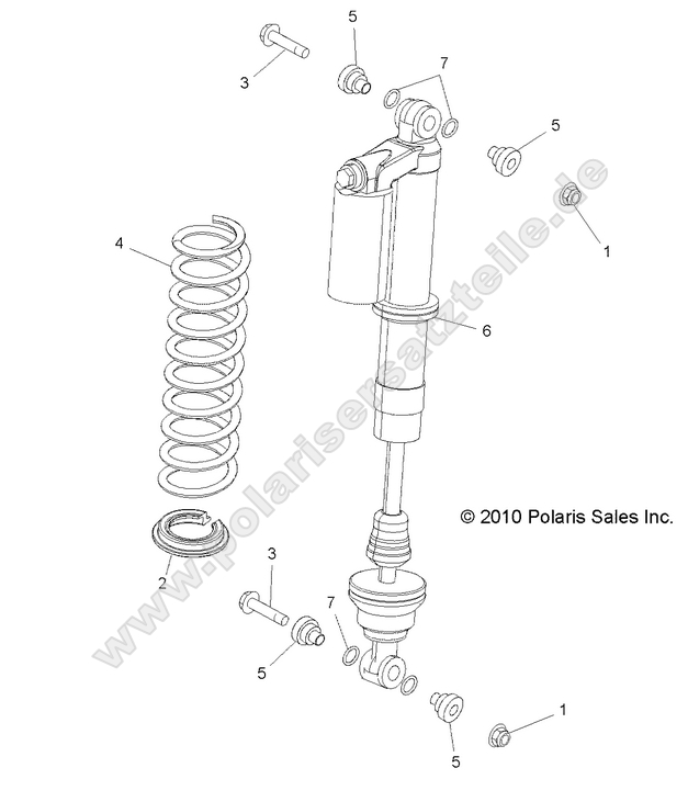 SUSPENSION, REAR SHOCK MOUNTING SUSPENSION, REAR SHOCK MOUNTING