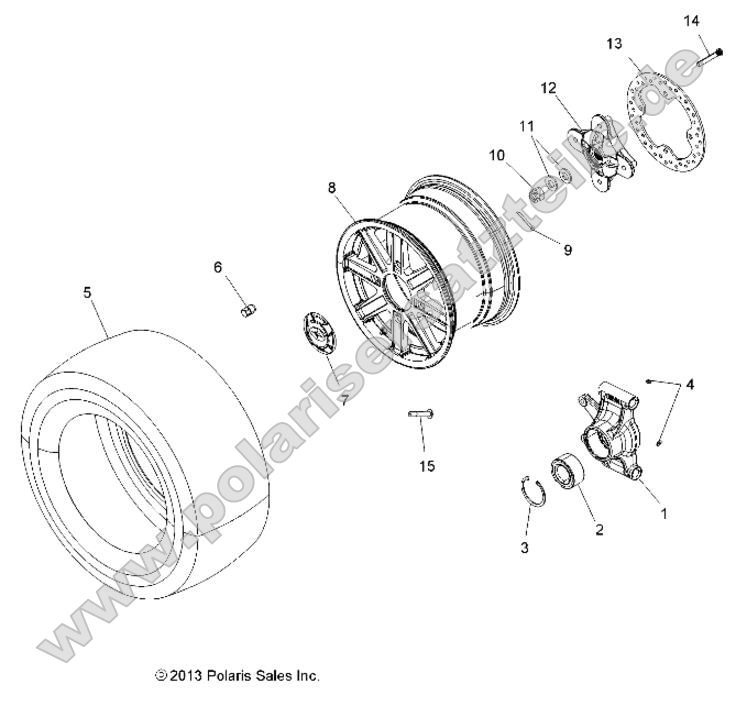 Wheels, Rear and Hub
