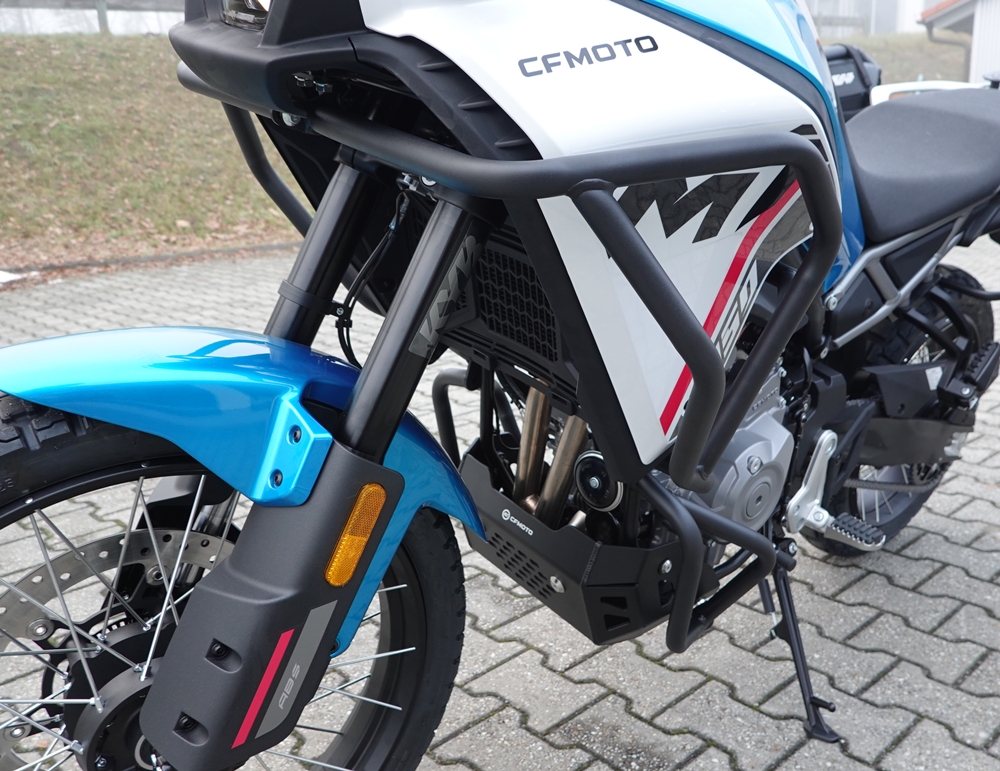 TMP Adventure Sturzbügel schwarz oben + unten - CFMoto 450 MT 2024-26 - 161596