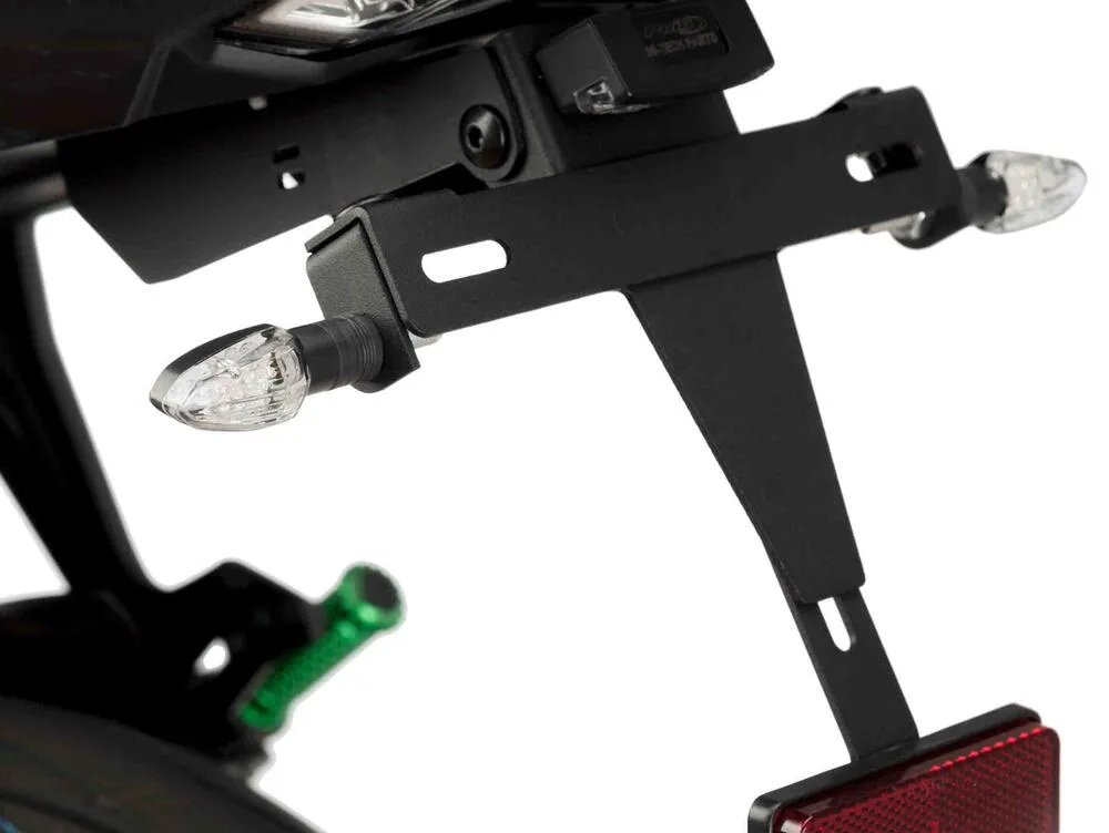 Puig LED Blinker Set Minimal lang schwarz - Glas klar - ABE - 4907N